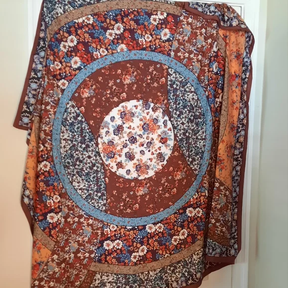 Vintage Scarf - Golden Mustard, Large - Picture 2 of 6